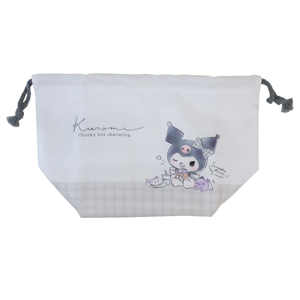

Kuromi Bento School Sanrio на шнурке [сумка для обеда] Kinchaku/New
