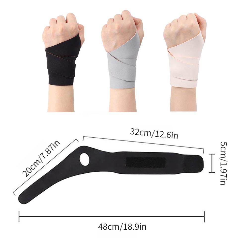 Durable And Safe 1/2Pcs Thin Wrist Guard Preventing Wrist Sprains Badminton Tennis Tendon Sheath Joint Strain Immobilizer Men Women Unisex