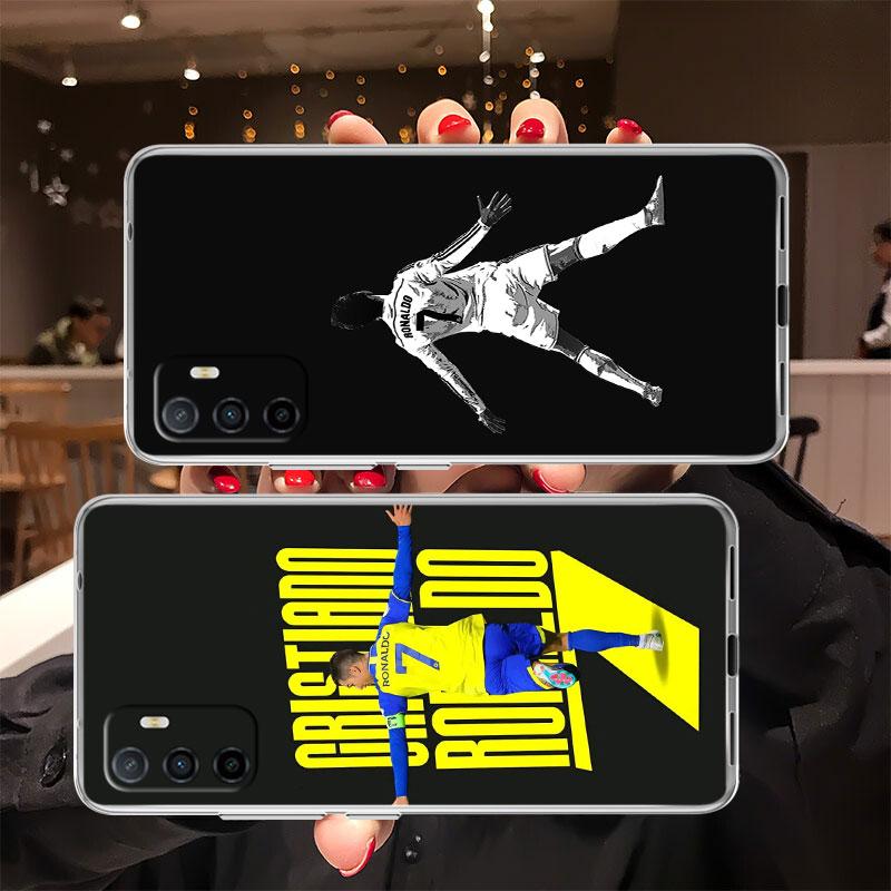 Star Football C-Cr7 Transparent Phone Case for Motorola Moto G40 G04 G05 One Ace Action Fusion + Plus Hyper Macro Vision Zoom