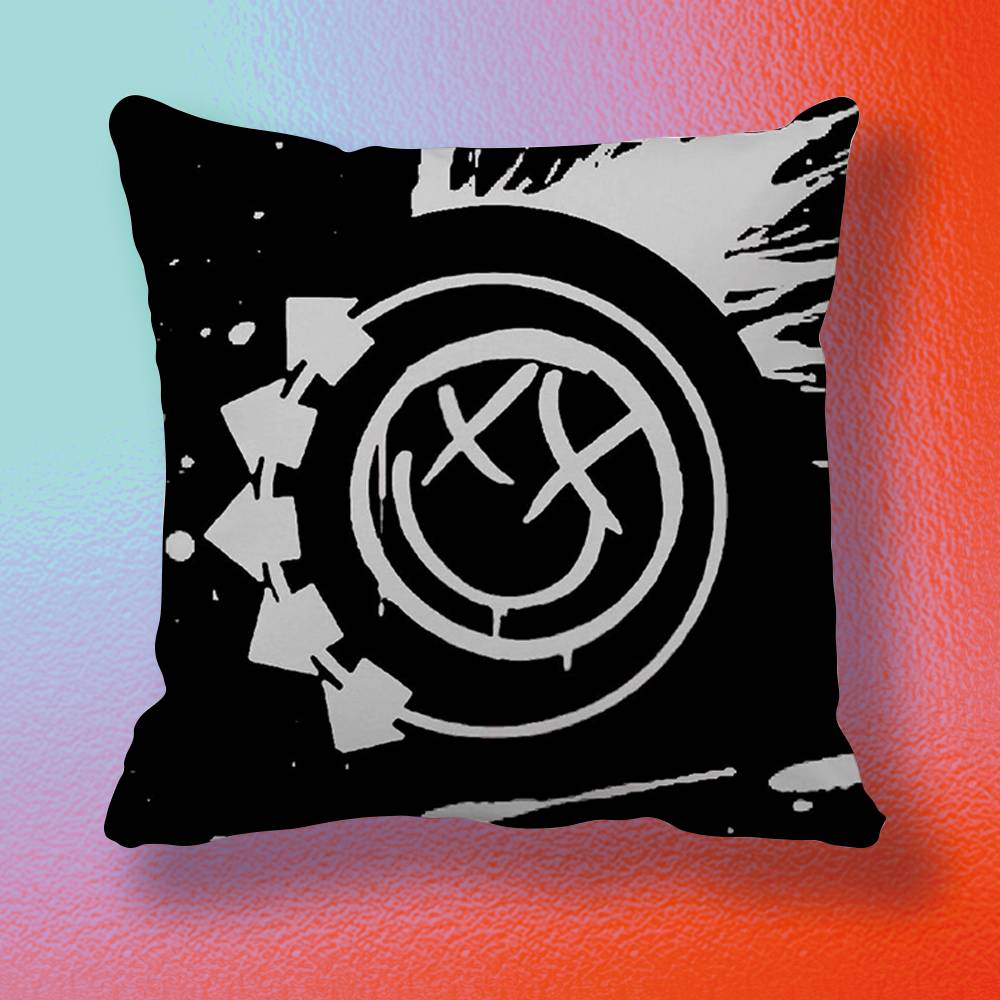 Punk B-Blink-182 Band  Pillow cover gift High definition digital printing,Surprise vivid pattern Household.