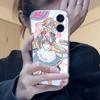 Angel Tsundere Girl Anime Cute Clear Silicone Soft TPU Phone Case For Iphone 17 16 15 14 Plus 13 12 Mini 11 Pro Max Shell Capa