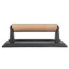 Steak Press - Cast Iron Grill Press Steak Bacon Weight Press Barbecue Griddle Press with Wood Handle Comfortable Grip