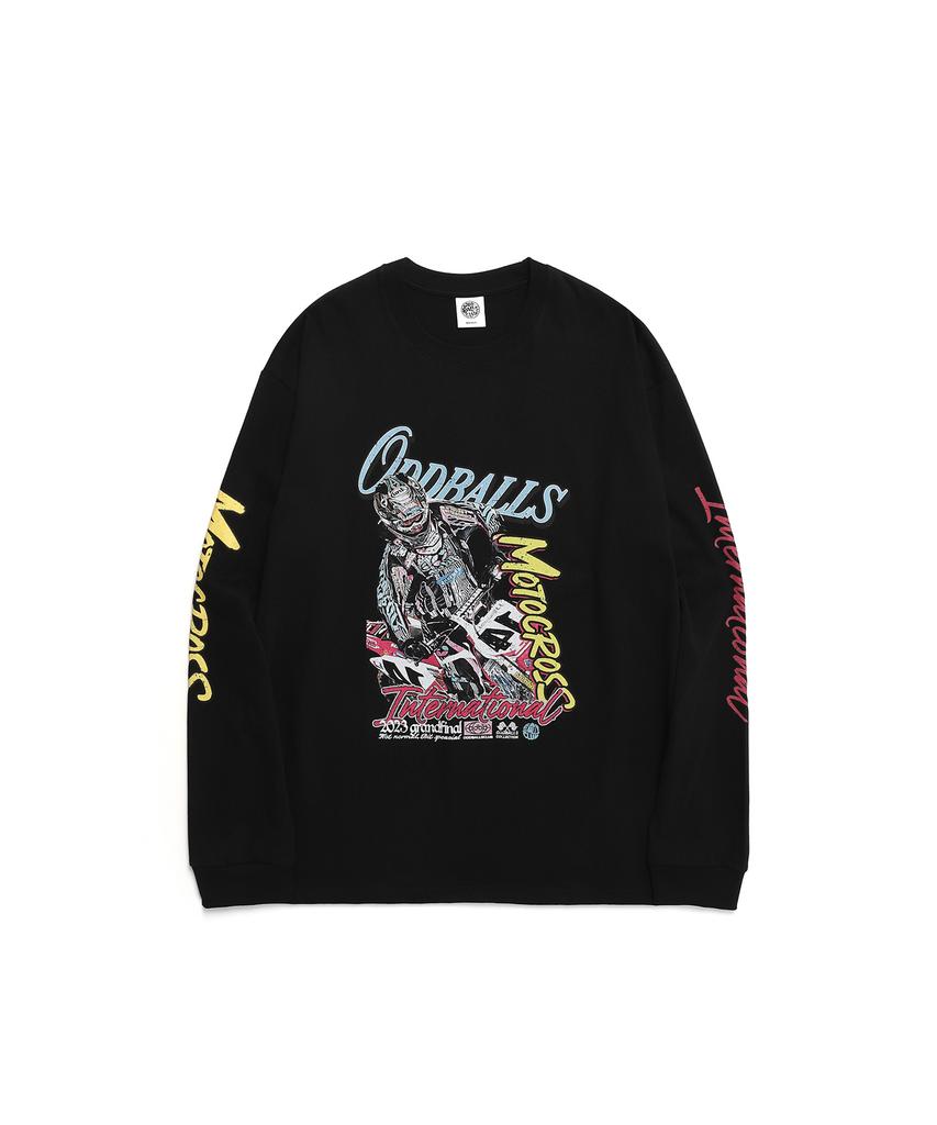 ODDBALLS CLUB Motocross Long Sleeve Black