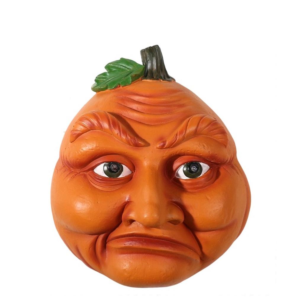 Halloween Jack-o'-lantern Decorations New Resin Luminous Wall Elves Beautiful Scene Decoration Props(bring Two AA Batteries)