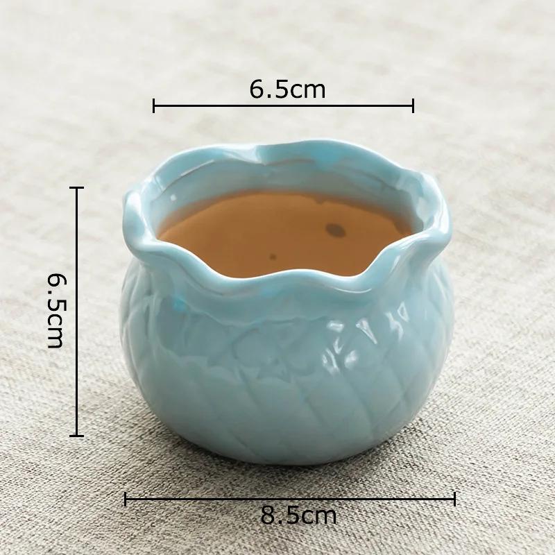 Multiple Styles Painted Ceramic Vase Small Plant Pots Table Decoration Flowers Arrangement Flower Vase Room Aesthetic Decor