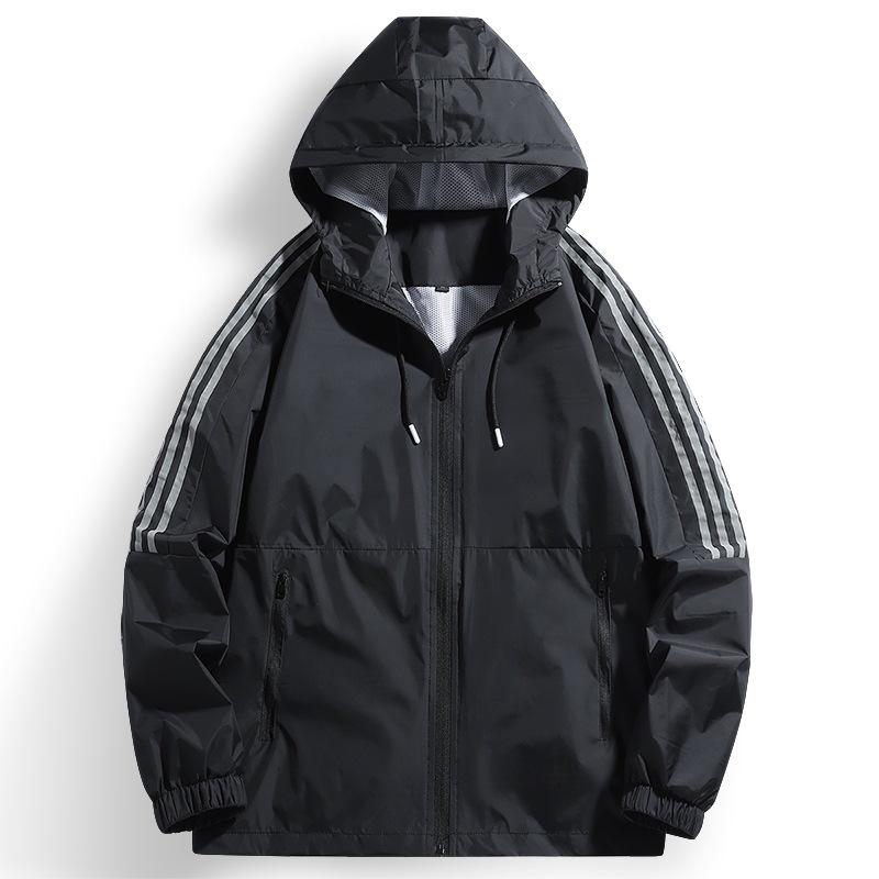 High-quality Sports Jacket Hooded Jacket Men's Thin Windbreaker Outdoor Comfortable Casual Outerwear Men's Models Versatile