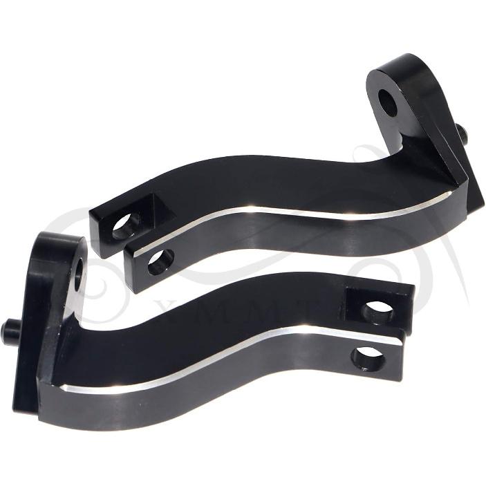 Edge Cut 10mm Rear Footpegs Mount Kit For 1993-2023 Harley Touring Road King Electra Street Glide