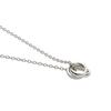 VA Vendome Aoyama Pair 925 Sterling Silver GS6N024950SI [Official] 2-Way Necklace, (Rhodium Plated),
