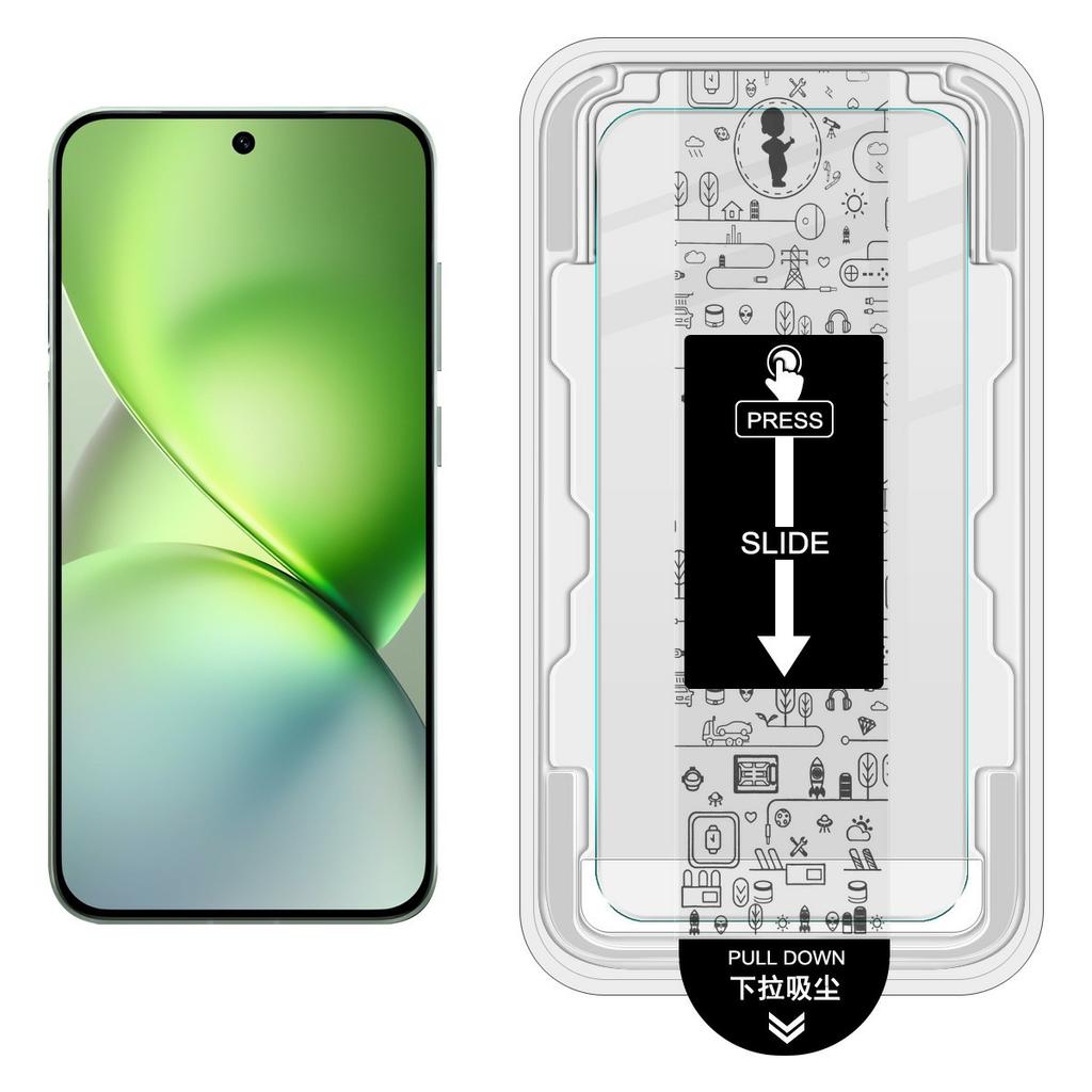 IMAK H Series For vivo X200 Pro mini 5G Tempered Glass Screen Protector Dust-free Installation Film (Fingerprint Unlock)