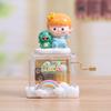 Creative Cute Girl Hand Crank Series Musical Box - Cute Girl Decorative Figure for Music Birthday Gift - Eight-Note Box