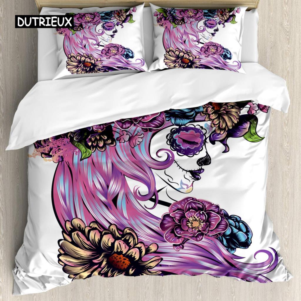 

Готический пододеяльник Классическая свадебная композиция Винтажные весенние мотивы Викторианская свадьба Полиэстеровый пододеяльник Двойной Королева Король EU single(135x200cm)