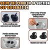 24PCS Car Glass Windshield Sunshade Suction Cups, PVC Sucker Window Shade Hooks, Pull Ring Sun Visor Adsorption Holder for Car Kitchen Bathroom