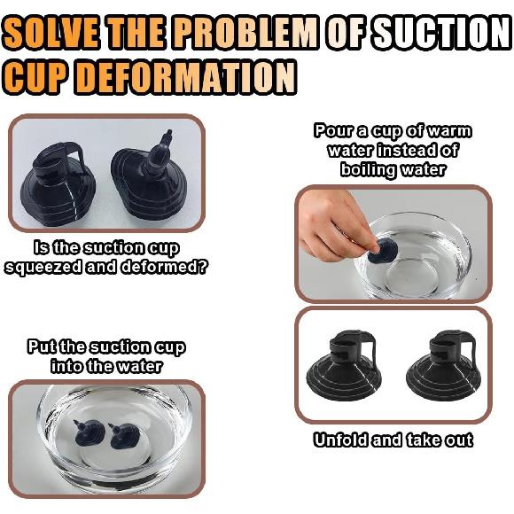 24PCS Car Glass Windshield Sunshade Suction Cups, PVC Sucker Window Shade Hooks, Pull Ring Sun Visor Adsorption Holder for Car Kitchen Bathroom