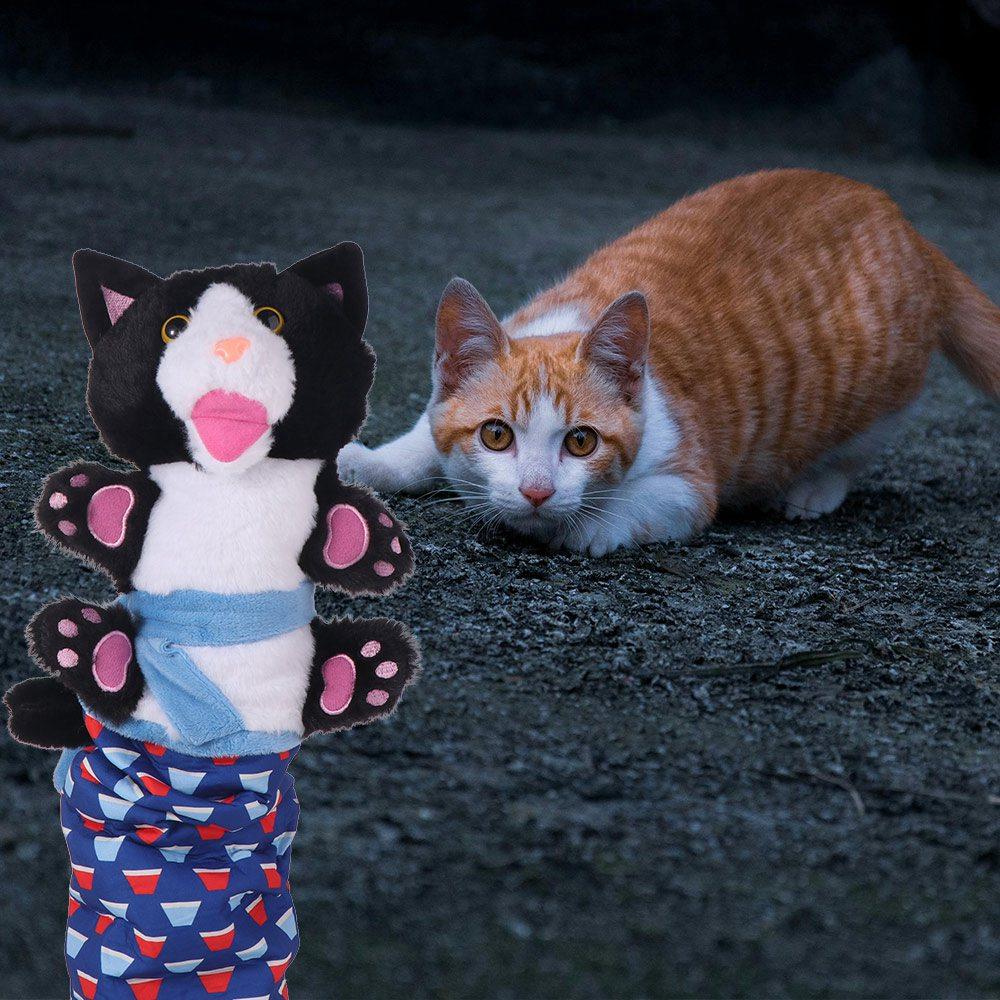 Sturdy Padding Cat Puppet Wrestler Interactive Animal Hand Glove Creative Cat Dolls Pet Supplies