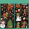 Grinch Christmas Static Cling Snowflake Stickers Set For Holiday Decor With Pvc Material