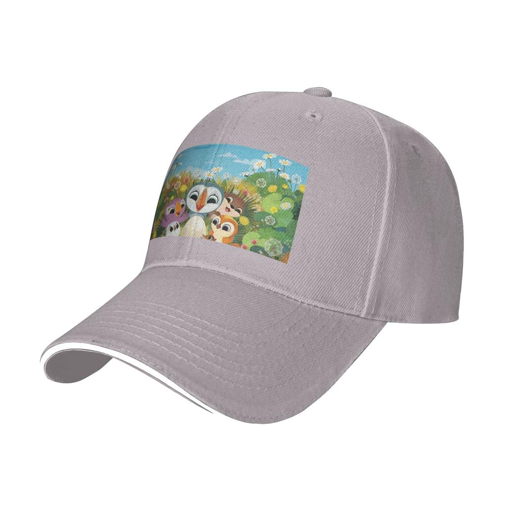 Puffin Rock Cartoon Cap Casual Baseball Caps Adjustable Hat Hip Hop Summer Unisex Baseball Hats Customizable