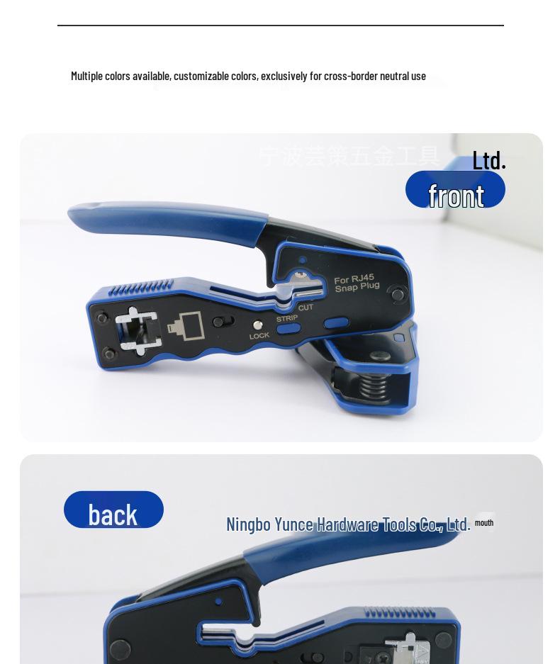 8P8C Network Cable Crimper and Wire Stripper for Cat5/Cat6