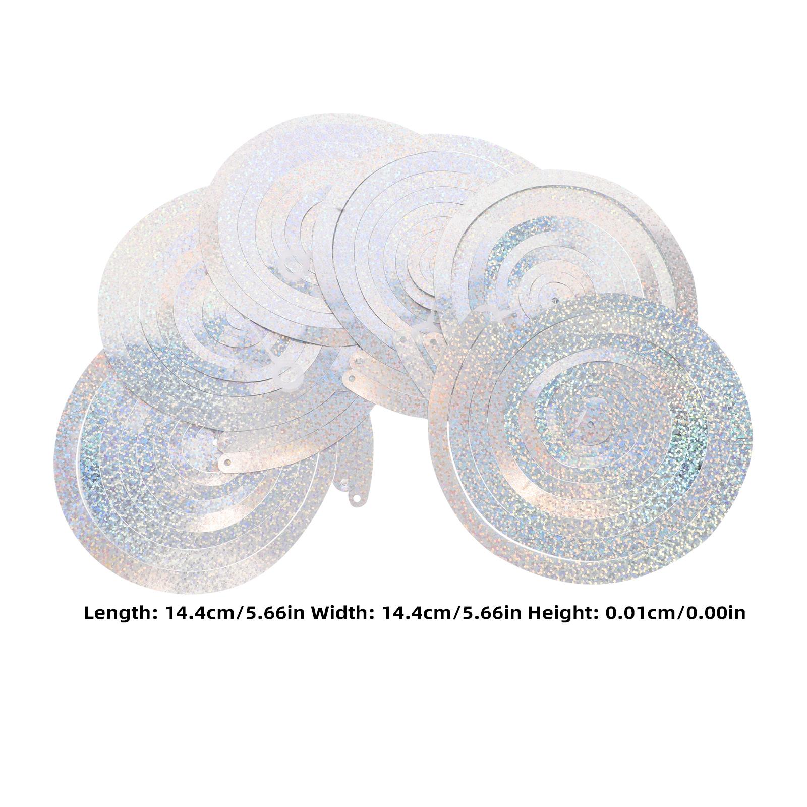 

6pcs Double Spiral Streamers Holographic Bright Shiny Lightweight For Birthday Wedding Christmas Party Graduation Decorations other