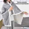 1PC Fuzzy Wearable Blanket with Sleeves Buttons for Women Warmer Adult Comfy Wear Blankets for Office Desk Christmas Gifts