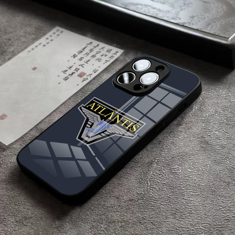 Stargate Atlantis Phone Case For iPhone 18 17 16 Pro Max 15 Plus 14 Pro 12 11 13 Mini X XR XS Max SE Glass Cover