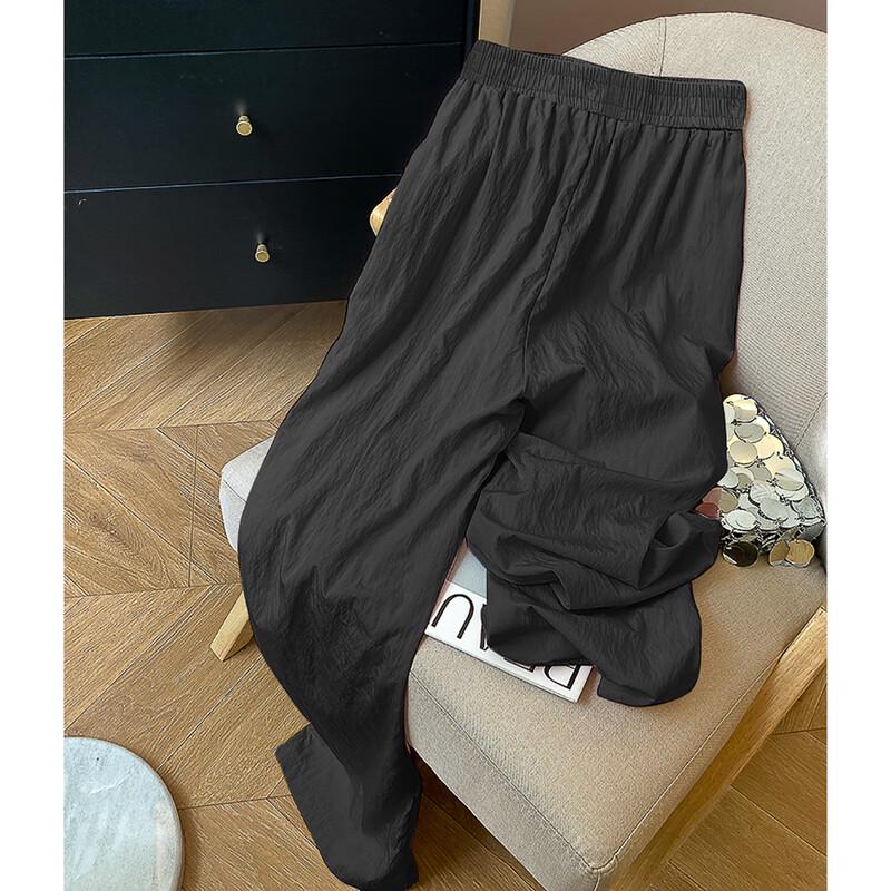 

TonLion Women s High-Waist Relaxed Drape Wide-Leg Pants L