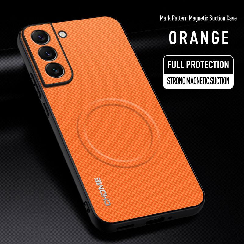 Custodia per Samsung Galaxy S22 Plus Custodia per Telefono con Supporto Magnetico per Auto di Lusso per Samsung S22 Plus 5G Cover Posteriore in Silicone Antiurto