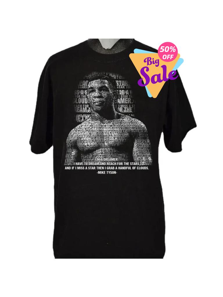 Mike Tyson Quotes TShirt Summer Cotton ONeck Short Sleeve Mens T Shirt New Size S3XL