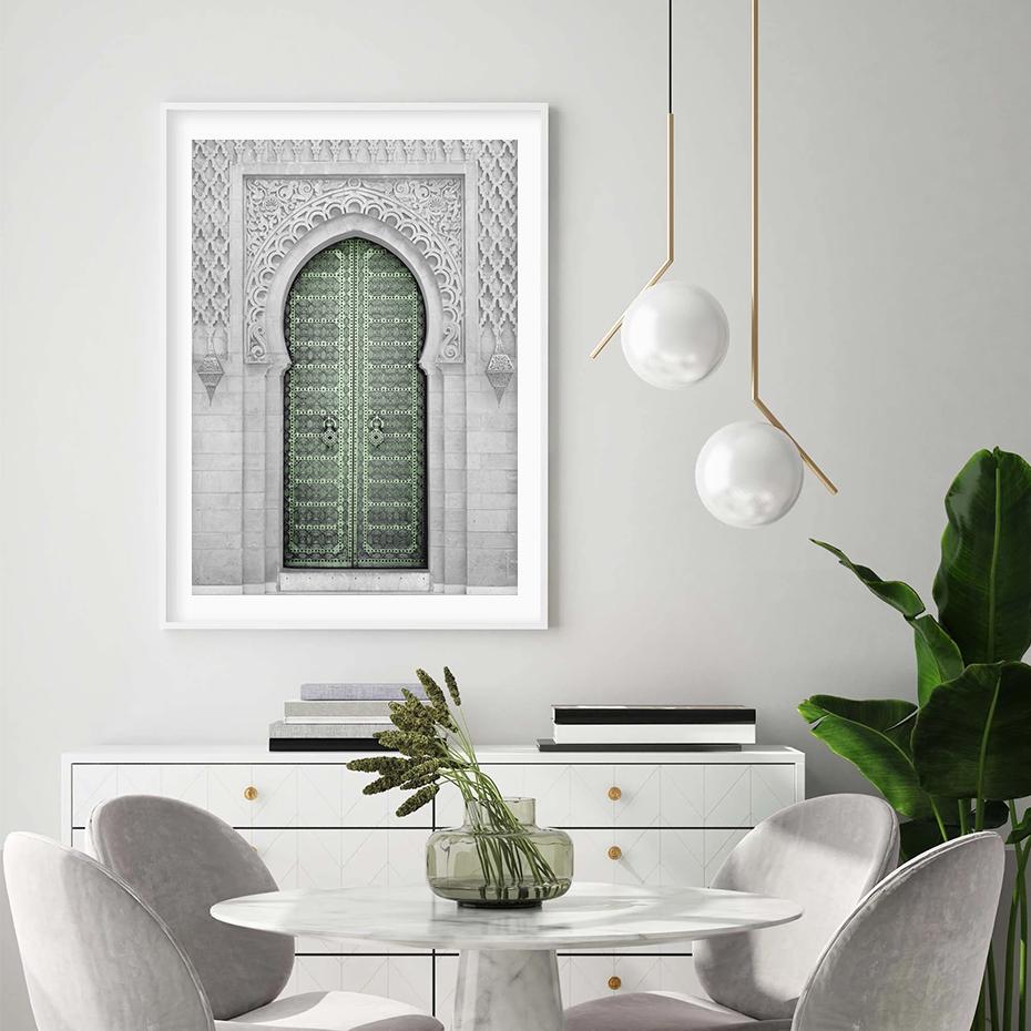 Islamic Calligraphy Love Green Abstract Posters Prints Wall Art Pictures Canvas Painting Modern Living Room Home Decoration