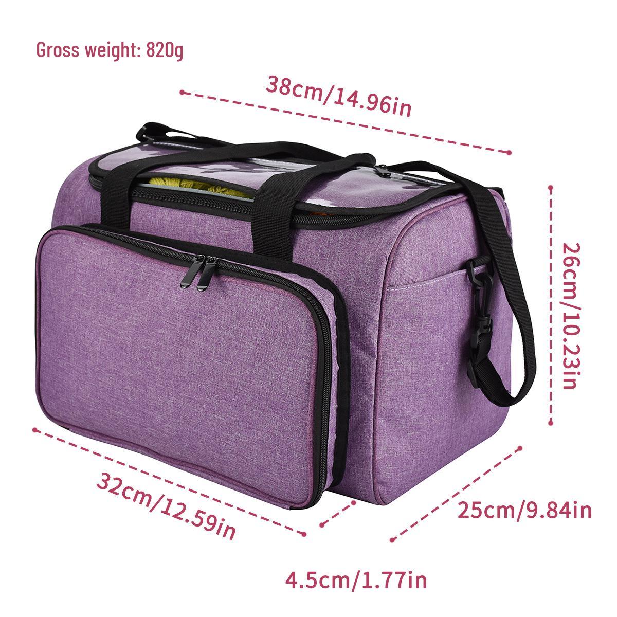 

Делюкс Большая сумка для вязания из шерсти: Многофункциональная сумка кроссбоди для путешествий на открытом воздухе