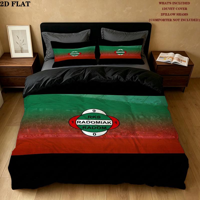 Radomiak Radom Pattern Bedding uilt Set uilt Cover Pillowcase Home Decoration Birthday Gift (1 * duvet cover + 2 * pillowcase without core)