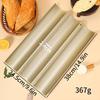 MDNG Non-stick 3-Slot Golden Baguette Baking Pan Set