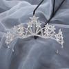 European Luxurious Bridal Zircon Tiara: Crystal Princess Crown for Birthday Parties.