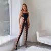 See Through Open Exotic Hot Sexy Lingerie Women Mesh Fishnet Chemises Catsuit Underwear