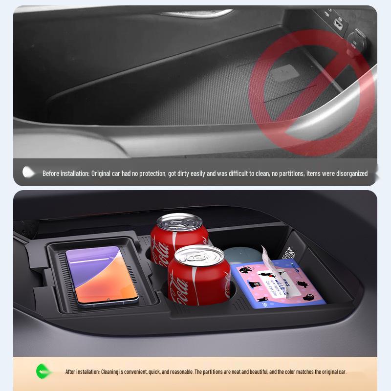 Fits 25 Geely Haoyue L Models: Silicone Center Console Storage Box & Organizer