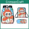 Cartoon Anime Shoulder Bag Pencil Case School Backpack Children For