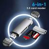 Type C Multi-function Card Reader USB Micro SD Card Reader Multi-card Writer Adapter  Mobile Phone