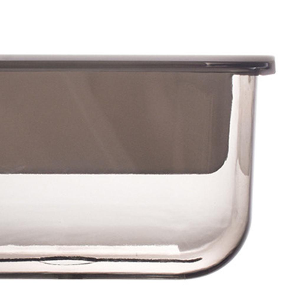 Adhesive Tissue Box Holder Clear Toilet Paper Holder for Home Restaurant Bathroom Desk Bedroom