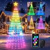 with Star Topper Smart Animated Christmas Tree Lights LED String Lights  Outdoor Indoor Use