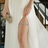 Luxury Rhinestone Bridal Garter Belt Wedding Party Fashion Elastic Stocking Ring Women Dress Accessories