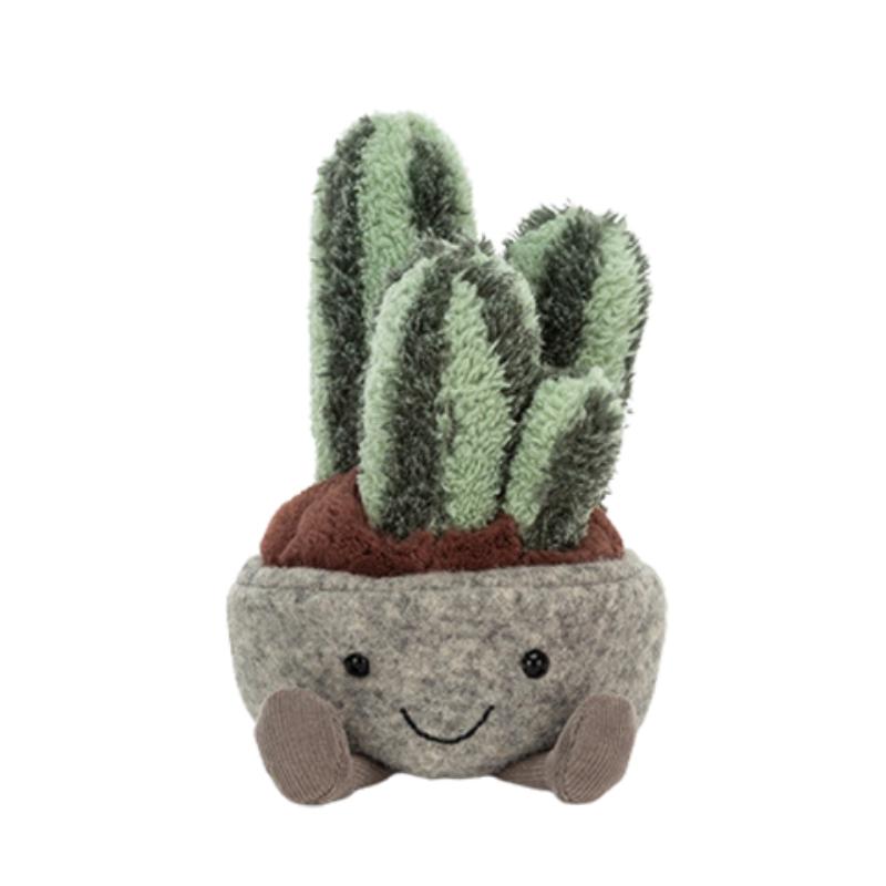 JELLYCAT Plant Series Columnar Cactus Cute Doll Plush Doll 15cm Tall