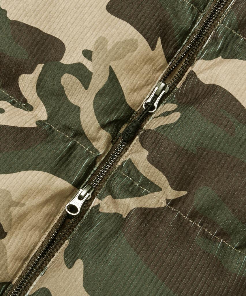 Brownbreath Tag Corduroy Camouflage Vest - Khaki