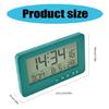 Functional Bedsides Digital Alarm Clock Stylish Digital Alarm Clock with Alarms Date Temperature Display for Track Time