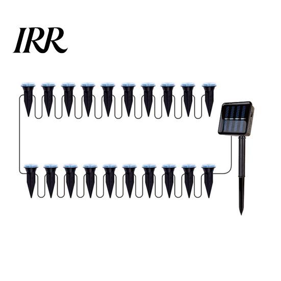 Decorative Solar Outdoor Lights 15 Pcs Mini Ground LED Flat Landscape Lighting Waterproof Small Walkway Garden with Auto On/Off for Pathway Yard