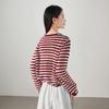 SOFSIL Women's Striped Lyocell Knit Cardigan