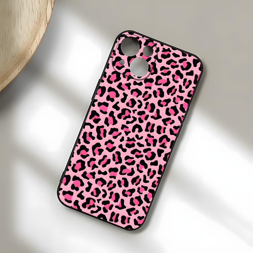 Luxurious Leopard Print Phone Case For IPhone 17 Pro Max 15 Pro 16 14 Plus 12 13 Mini 11 Pro Shockproof Soft Cover