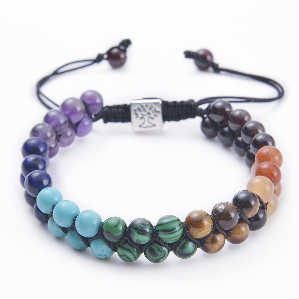 

JYL TS Bracelet Men s Stainless Steel Double-Layer Bold Enhances Strength & Style 6MM-Colorful Double Layer темно-бирюзовый