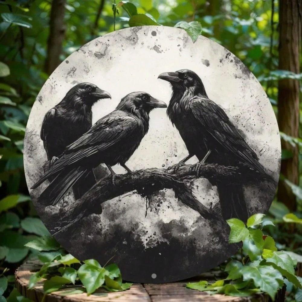 Handmade Metal Tin Plate Wall Art Home Decor 20x20cm