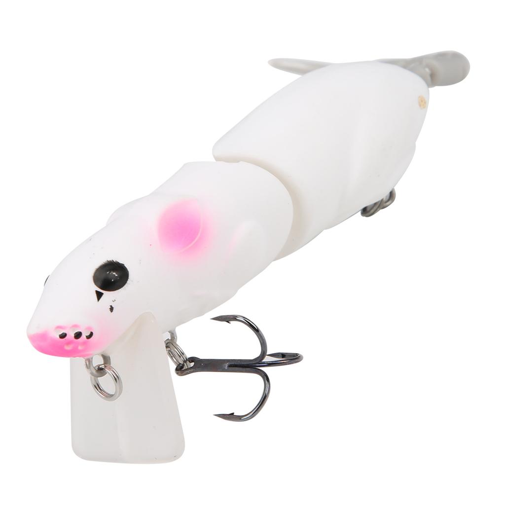 Artificial Simulation Mouse Shape Lure Bait Fishing Accessories with Treble HooksB