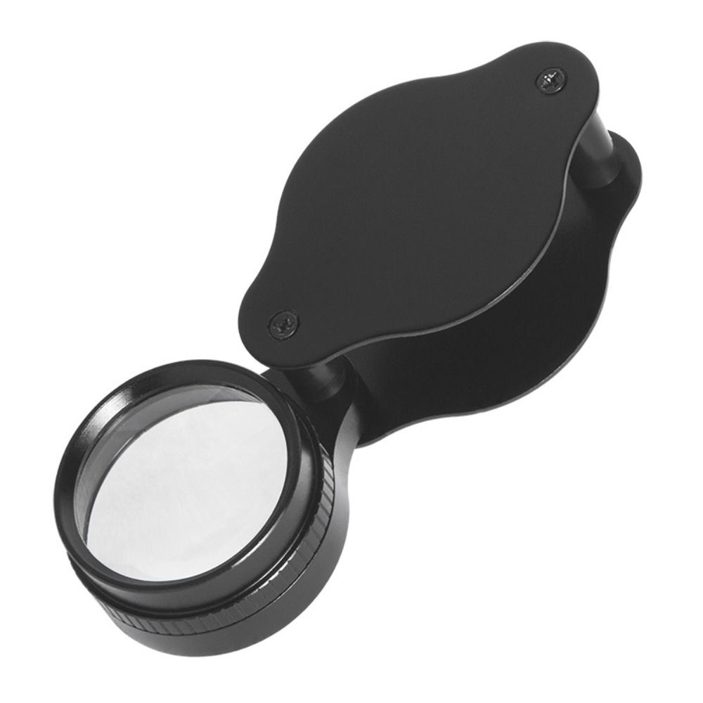 

Clear Magnification Effect 30x Folding Magnifying Glass Handheld Reading Magnifier Kids чорний