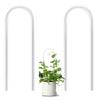 1/2Pcs Transparent U-Shaped Acrylic Vertical Garden Plant Stake Climbing Frame Durable For Indoor Vine And Flower Pot Support
